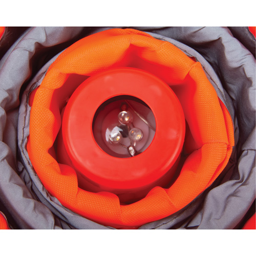 C&ocirc;ne de signalisation repliable, 18" h, Orange Planification Entrepots Molloy