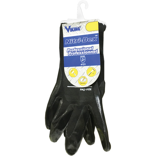 Gants de travail Nitri-Dex, Taille 7, Rev&ecirc;tement Nitrile, Enveloppe en Polyester, EN 388 niveau 1 Planification Entrepots Molloy
