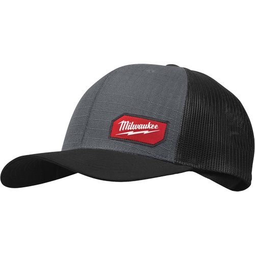 Casquette &agrave; patte pressionn&eacute;e GridIron, Gris, Nylon/Poly-coton Planification Entrepots Molloy