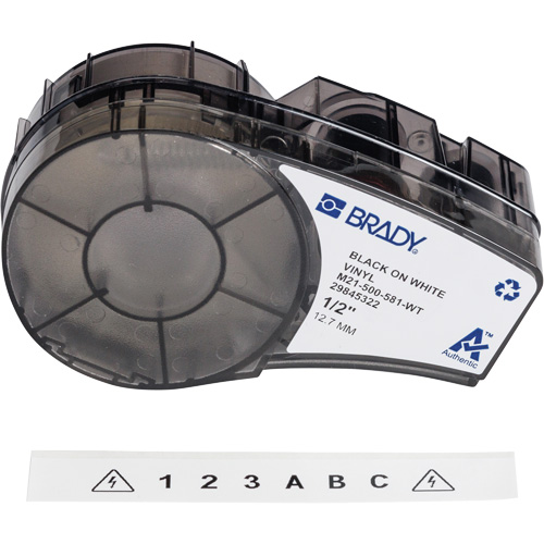 Repositionable Multi-Purpose Labels with Ribbon, Black Planification Entrepots Molloy
