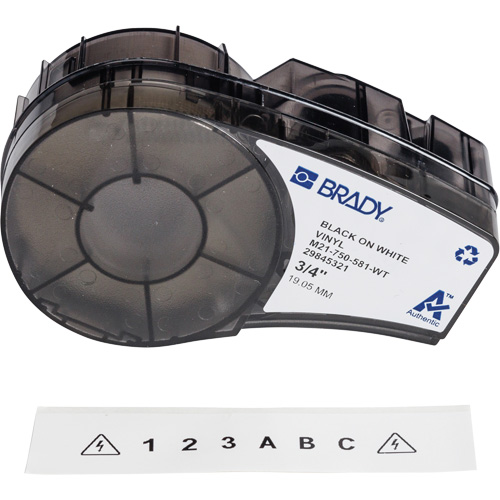 Repositionable Multi-Purpose Labels with Ribbon, Black Planification Entrepots Molloy