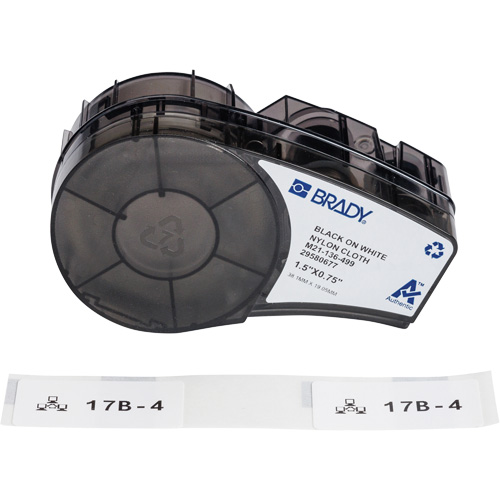 Aggressive Adhesive Multi-Purpose Labels with Ribbon, Black Planification Entrepots Molloy
