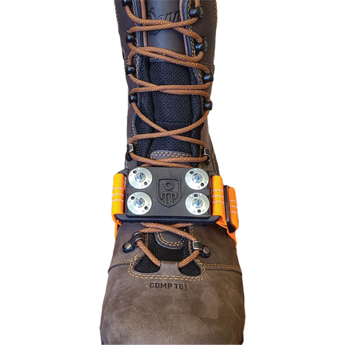 Midcleat&reg; Non-Sparking Ice Cleat, Carbon Steel, Stud Traction, One Size Planification Entrepots Molloy