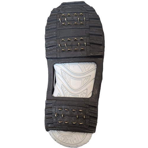 Brass Stride&reg; Non-Sparking Ice Cleats, Brass, Stud Traction, Small Planification Entrepots Molloy