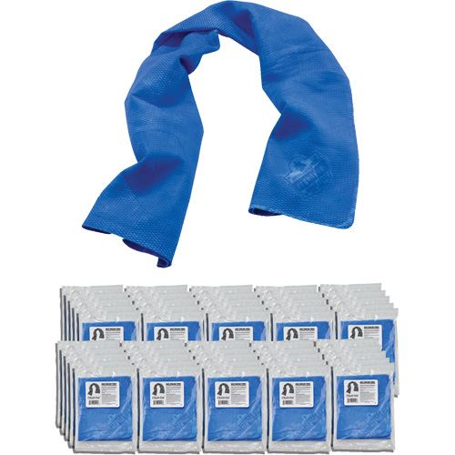 Chill-Its 6602 Evaporative Cooling Towel, Blue Planification Entrepots Molloy