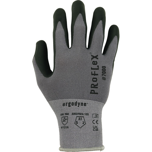Gants enduits ProFlex 7000, Taille Petit, Calibre 15, Rev&ecirc;tement Mousse de nitrile, Enveloppe en Nylon/Spandex, ASTM ANSI niveau A1/EN 388 niveau 1/EN 388 niveau A Planification Entrepots Molloy