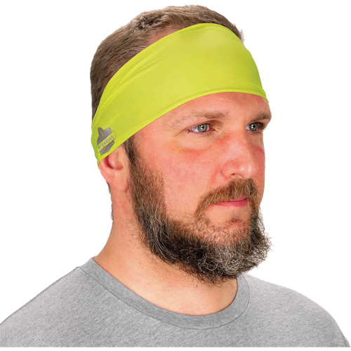 Chill-Its 6634 Cooling Headband, High Visibility Lime-Yellow Planification Entrepots Molloy