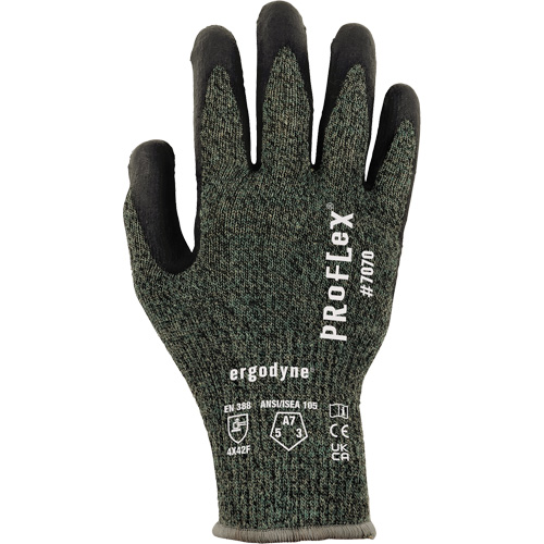 Gants enduit de nitrile r&eacute;sistant &agrave; la coupe ProFlex 7070, Taille Petit, Calibre 13, Rev&ecirc;tement Nitrile, Enveloppe en Aramide, ASTM ANSI niveau A7/EN 388 niveau F Planification Entrepots Molloy