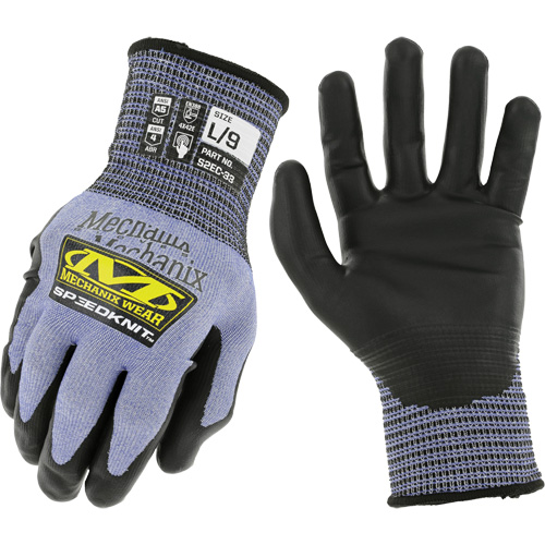 Gants r&eacute;sistants aux coupures SpeeKnit S2EC33, Taille Petit/7, Calibre 18, Rev&ecirc;tement Ur&eacute;thane, Enveloppe en PEHP/Tungst&egrave;ne, ASTM ANSI niveau A5/EN 388 niveau D Planification Entrepots Molloy