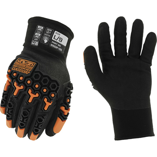 Speedknit M-Pact&reg; Thermal Gloves, 7, Nitrile Palm, Knit Wrist Cuff Planification Entrepots Molloy