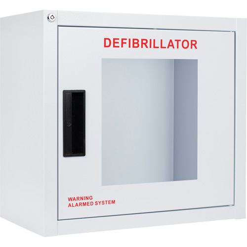 Grande armoire standard pour DEA avec alarme, Zoll AED Plus/Zoll AED 3/Cardio-Science/Physio-Control Pour, Non m&eacute;dical Planification Entrepots Molloy