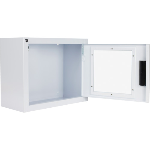 Armoire compacte standard pour DEA avec alarme, Philips/Defibtech/Heartsine Pour, Non m&eacute;dical Planification Entrepots Molloy