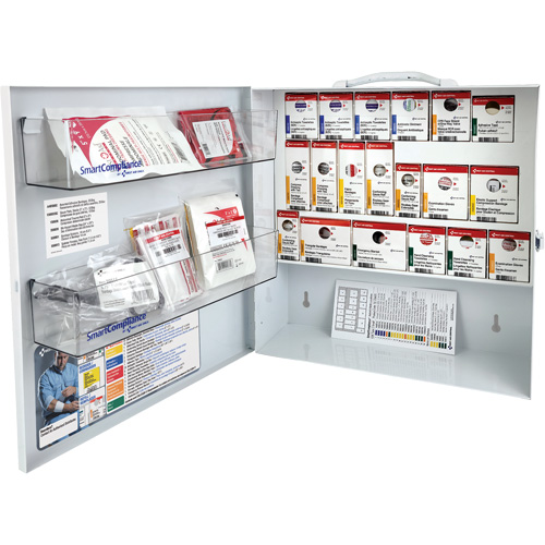 SmartCompliance&reg; First Aid Cabinet, Meets CSA Z1220-17 Type 2 Low-Risk Environment, Small (2-25 Workers) Planification Entrepots Molloy