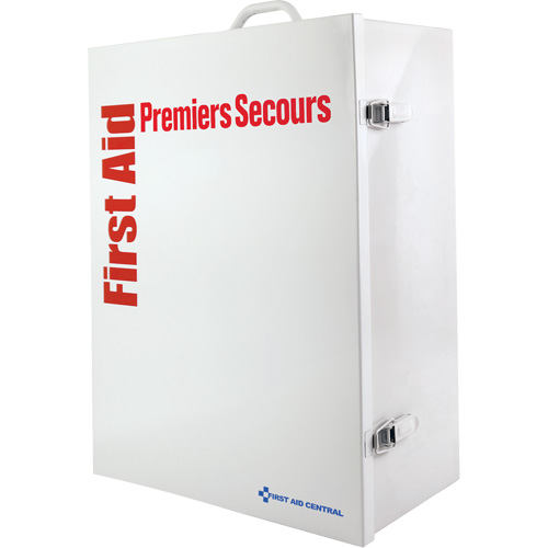 Armoire pour premiers soins SmartCompliance, R&eacute;pond &agrave; la norme CSA Z1220-17 type 3 environnements &agrave; haut risque, Moyen (26-50 travailleurs) Planification Entrepots Molloy