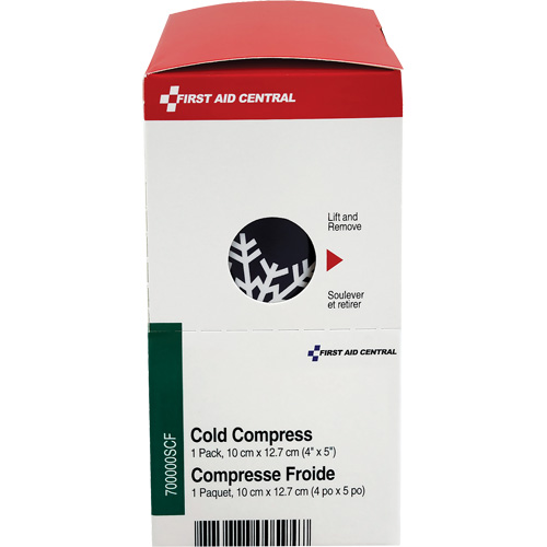 SmartCompliance&reg; Refill Instant Compress, Cold, Single Use, 4" x 5" Planification Entrepots Molloy