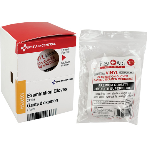 SmartCompliance&reg; Refill Examination Gloves, Vinyl, Powder-Free, Clear, Class 2 Planification Entrepots Molloy