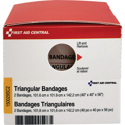 SmartCompliance&reg; Refill Triangular Bandages Planification Entrepots Molloy