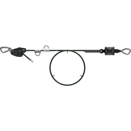 Corde de 100' pour ligne de vie temporaire horizontale, Corde d'alpinisme Planification Entrepots Molloy