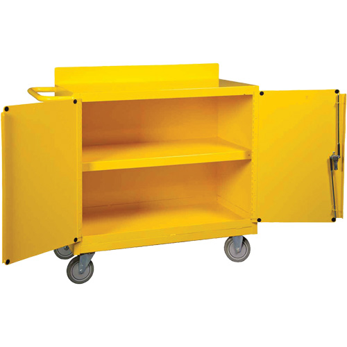 Chariot central de contr&ocirc;le des d&eacute;versements, 18" lo x 38,375" la x 36" h Planification Entrepots Molloy