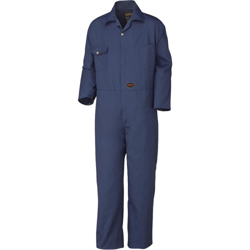 515T Coveralls with Zipper, Men's, Navy Blue, Size 40 Planification Entrepots Molloy