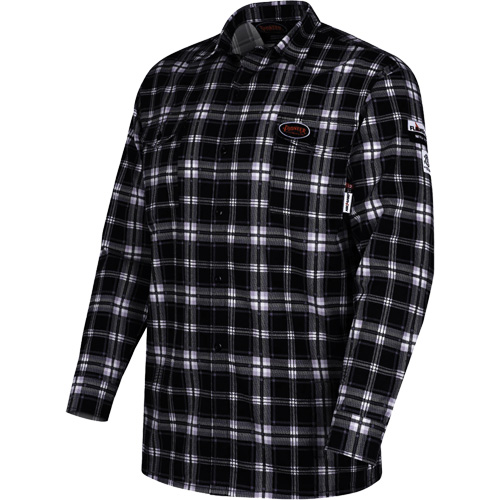 5781 Flame-Gard&reg; 100% Cotton Safety Shirt, Small, Multi-Colour Planification Entrepots Molloy