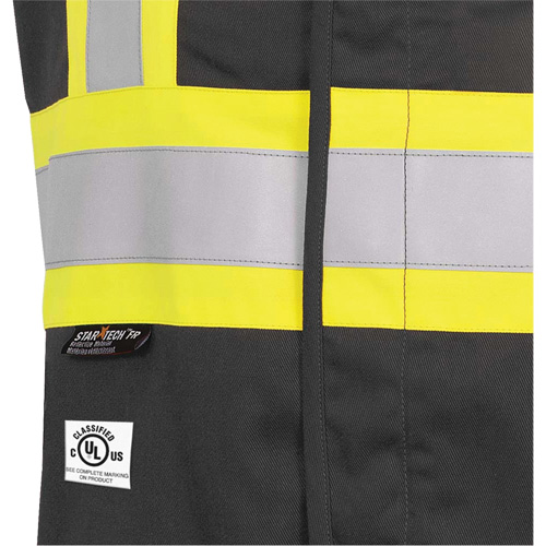7729 Veste r&eacute;sistante aux arcs &eacute;lectriques FR-Tech, Petit, Noir, 10 cal/cm² Planification Entrepots Molloy