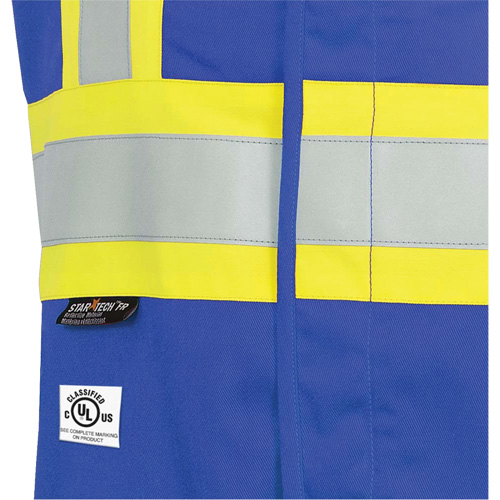 7730 FR-Tech&reg; Flame-Resistant Arc Safety Vest, Small, Royal Blue, 10 cal/cm² Planification Entrepots Molloy