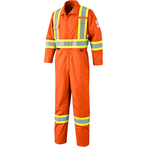 7702T FR-Tech&reg; Arc-Rated Coverall, Size 40 (Tall), High Visibility Orange, 10 cal/cm² Planification Entrepots Molloy