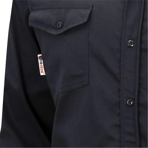 7742 Chemise de s&eacute;curit&eacute; ignifug&eacute;e FR-Tech, Petit, Bleu marin Planification Entrepots Molloy