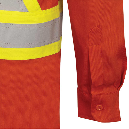 7743 Chemise de s&eacute;curit&eacute; ignifug&eacute;e FR-Tech, Petit, Orange haute visibilit&eacute; Planification Entrepots Molloy