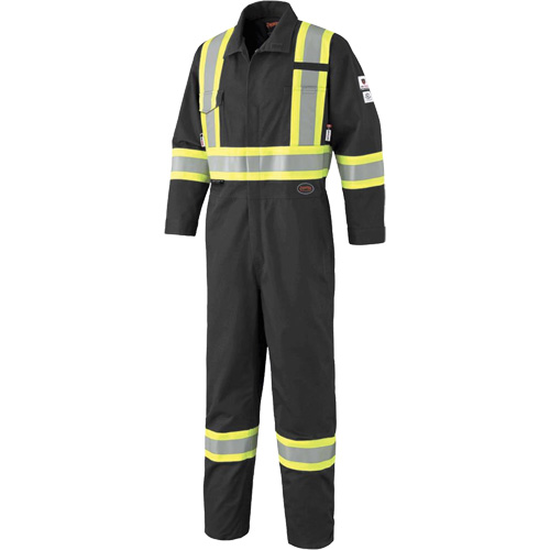 7702BKT FR-Tech&reg; Arc-Rated Coverall, Size 40 (Tall), Black, 10 cal/cm² Planification Entrepots Molloy