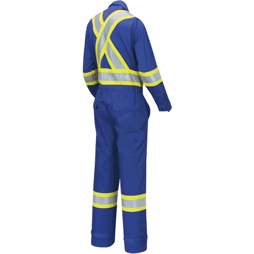 7704W Combinaison FR-Tech ignifuge/contre les arcs pour femme, Taille T-petit, Bleu royal, 10 cal/cm² Planification Entrepots Molloy