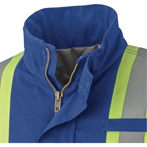 5523 Manteau de s&eacute;curit&eacute; ignifuge, Petit, Bleu royal, 58 cal/cm² Planification Entrepots Molloy