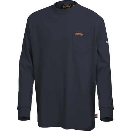 333 Flame-Resistant Long-Sleeved Shirt, Small, Navy Blue Planification Entrepots Molloy