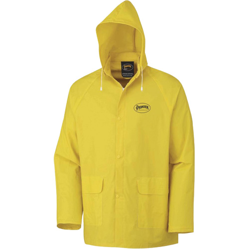 577J Veste imperm&eacute;able, Polyester/PVC, Petit, Jaune Planification Entrepots Molloy