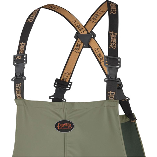 D7020 Dry King&reg; Stretch Bib Pants, X-Small, Polyurethane, Green Planification Entrepots Molloy