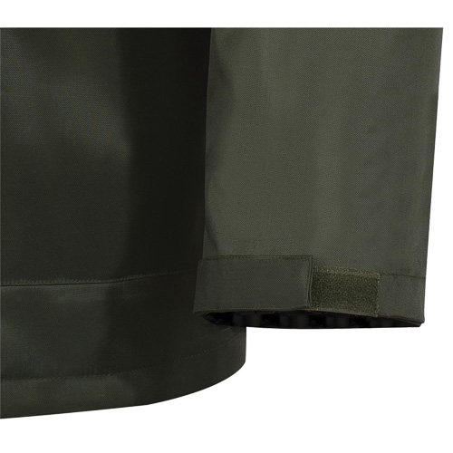 D8120J Manteau &agrave; capuchon ind&eacute;chirable Nailhead pour planteur d'arbres, Polyester/PVC, T-petit, Vert Planification Entrepots Molloy