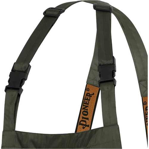 D8120P Nailhead Ripstop Tree Planter Bib Pants, X-Small, Polyester/PVC, Green Planification Entrepots Molloy