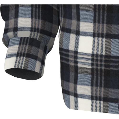 415BG Quilted Hooded Shirt, Men's, X-Small, Multi-Colour Planification Entrepots Molloy