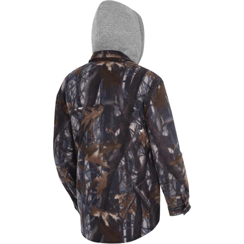 415CM Quilted Hooded Shirt, Men's, X-Small, Multi-Colour Planification Entrepots Molloy