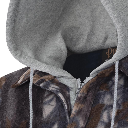 415CM Quilted Hooded Shirt, Men's, X-Small, Multi-Colour Planification Entrepots Molloy