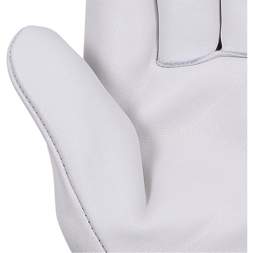 535G Gants de chauffeur beige, Petit, Paume en Cuir fleur de vache Planification Entrepots Molloy
