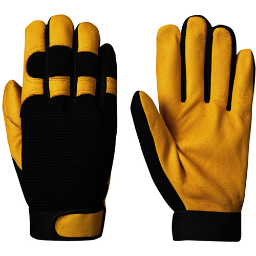 890 Gants ergonomiques de m&eacute;canicien, Paume Cuir fleur de ch&egrave;vre, Taille Petit Planification Entrepots Molloy
