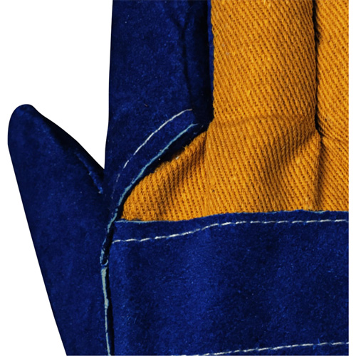 630 Gants d'appareilleur isol&eacute;s bleus, Taille unique, Paume en Cuir de vache refendu, Doublure en Boa Planification Entrepots Molloy