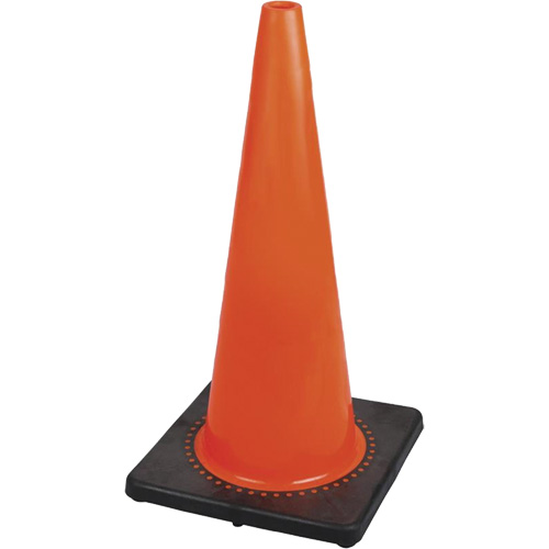 183P C&ocirc;ne de s&eacute;curit&eacute; flexible de premi&egrave;re qualit&eacute;, 28", Orange Planification Entrepots Molloy