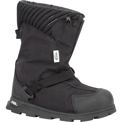 Couvre-chaussure isol&eacute;s &agrave; crampons Explorer Glacier Trek, Nylon/Polyur&eacute;thane/Caoutchouc, Boucles et crochets, Convient &agrave; Hommes 7 - 8,5/Femmes 8,5 - 10 Planification Entrepots Molloy