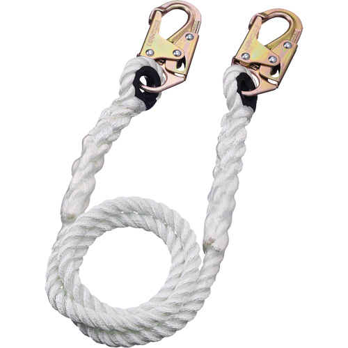 LAN-1222-6 Rope Restraint Lanyard, 1 Legs, 6', CSA Class A Planification Entrepots Molloy