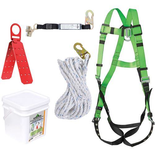 RK8-50 Grommeted Fall Protection Kit, Roofer's Kit Planification Entrepots Molloy