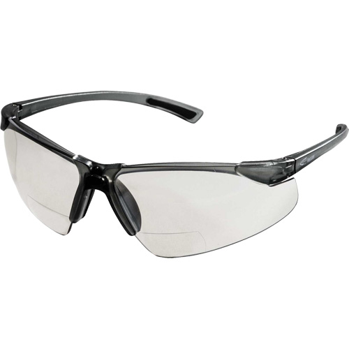 XM340RX Lunettes de s&eacute;curit&eacute; avec grossissement 2X, Lentille Transparent, Anti-&eacute;gratignures, ANSI Z87+/R&eacute;pond ou surpasse la norme CSA Z94.3 Planification Entrepots Molloy