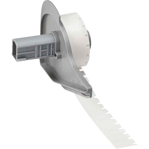 Harsh Environment Multi-Purpose Labels, Polyester, 0.35" L x 0.2" H, Black on Clear Planification Entrepots Molloy